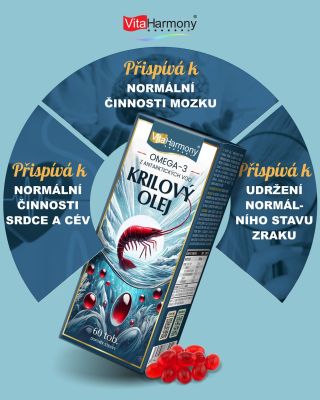 💙 Krilový olej 1200 mg – Čistý jako led, silný jako Antarktida Hledáte účinnější alternativu k běžnému rybímu oleji? Náš...